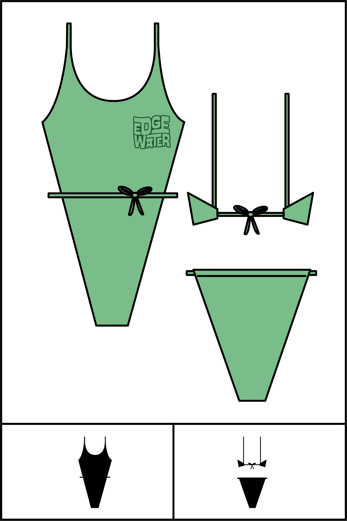 Birdie One Piece (Digital) Edgewater Avenue