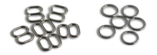 Swimwear Strap Adjusters | Silver