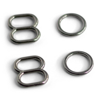 Swimwear Strap Adjusters | Silver