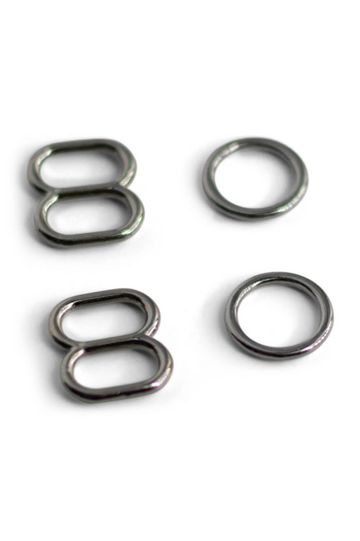 Swimwear Strap Adjusters | Silver